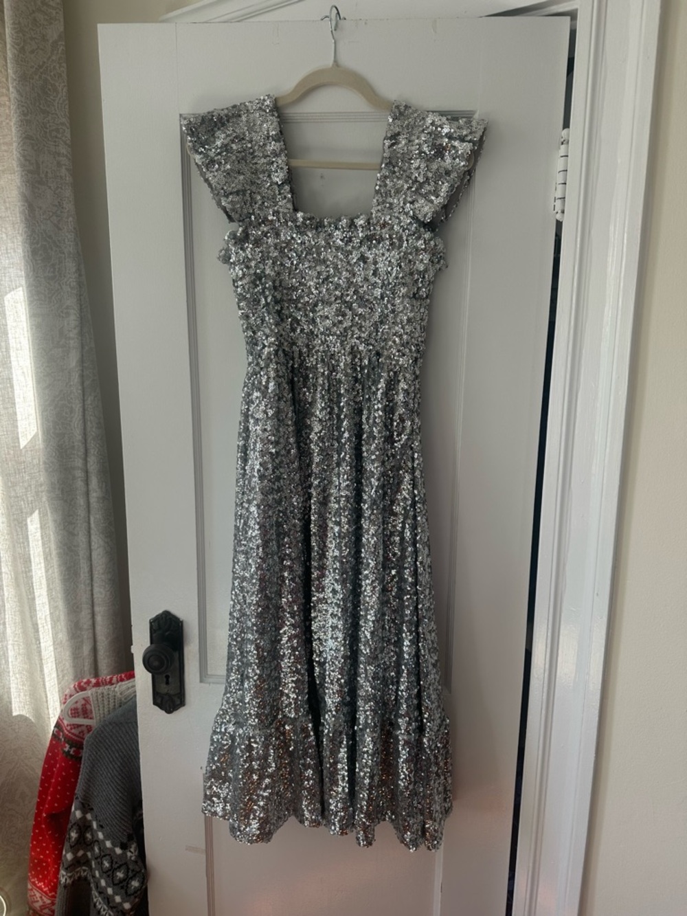 Sequin Ellie Nap Dress Small Hill House Home - Picture 2 of 6